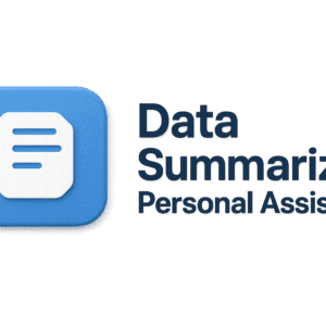 Home data summarizer personal assistant