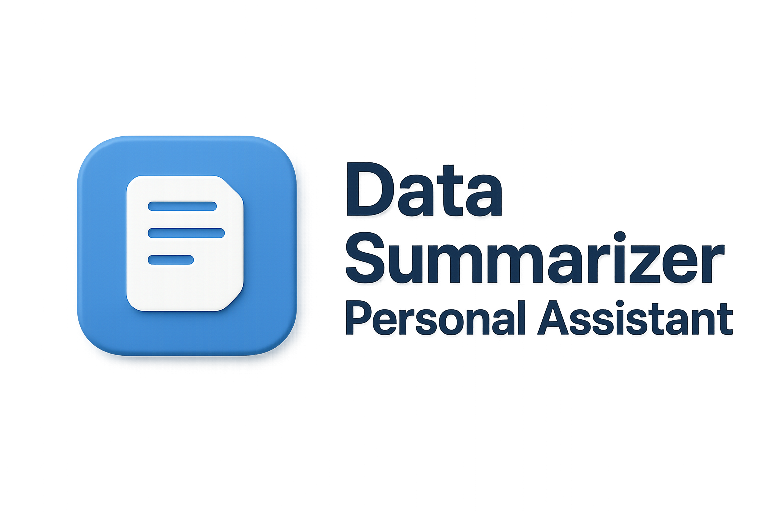 data summarizer personal assistant